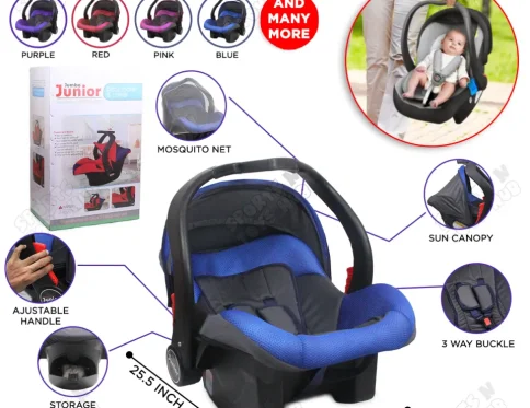 Carry Cort Infant Fir Car Seat Or House With Sun Canopy & Mosquito Net