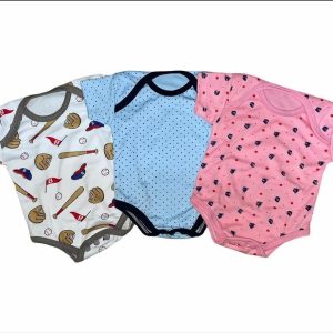 Baby Half Rompers Pack of 3 (0 to 12 months)